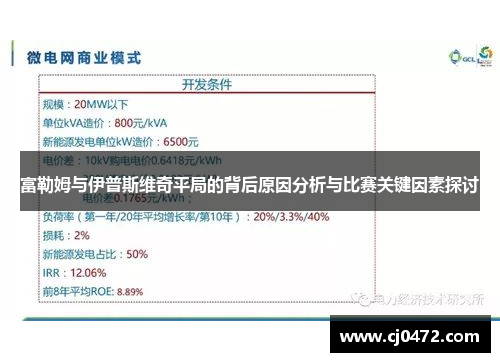 富勒姆与伊普斯维奇平局的背后原因分析与比赛关键因素探讨